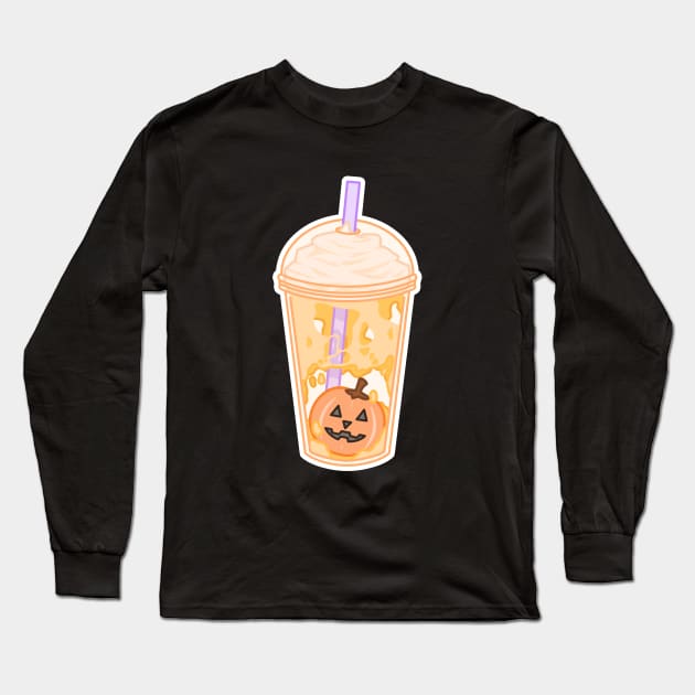 Halloween Frappe Long Sleeve T-Shirt by Your Type of Toast